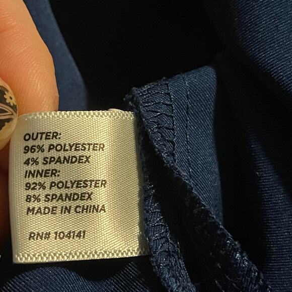 Lady Hagen Golf Skort Women’s Size 4 Blue Front Zip Mini Tennis Prep - Picture 5 of 5